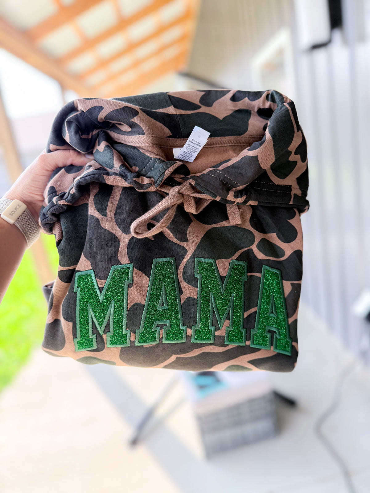 MAMA Camo Hooded Sweatshirt