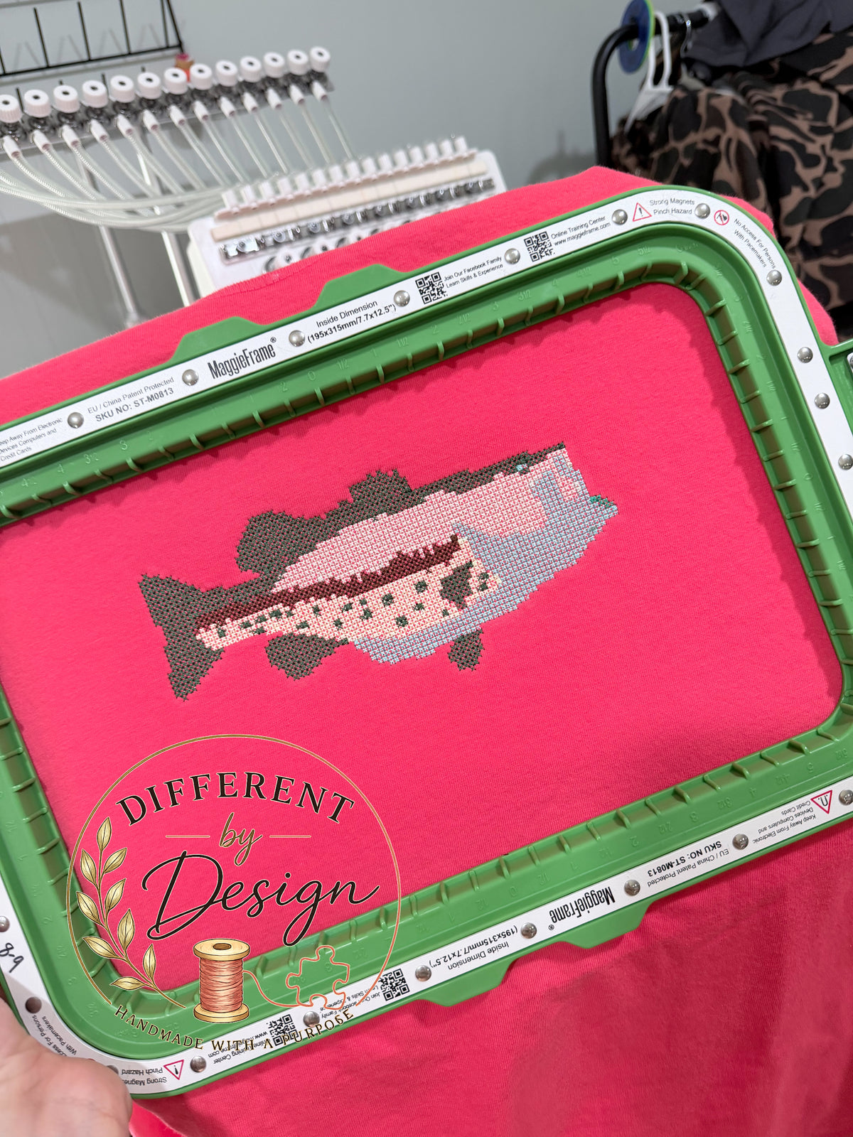 Bass Crossstitch Embroidery