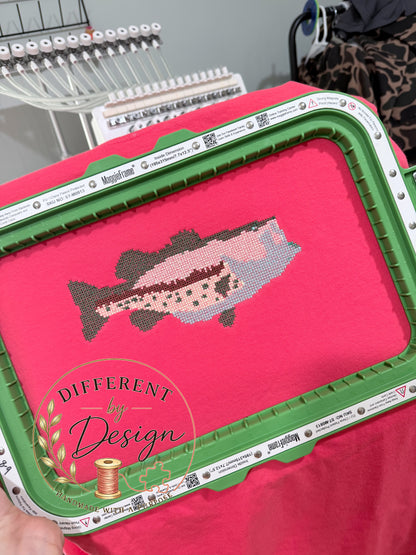 Bass Crossstitch Embroidery