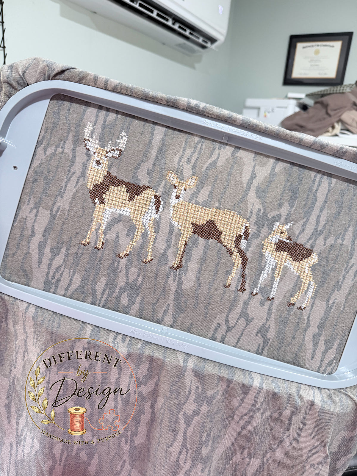 Deer Crossstich Shirt