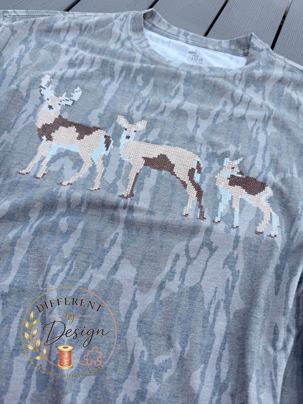 Deer Crossstich Shirt