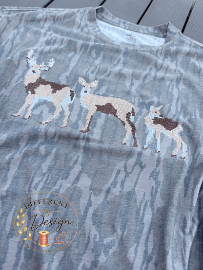 Deer Crossstich Shirt