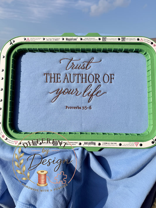 Trust The Author Embroidery