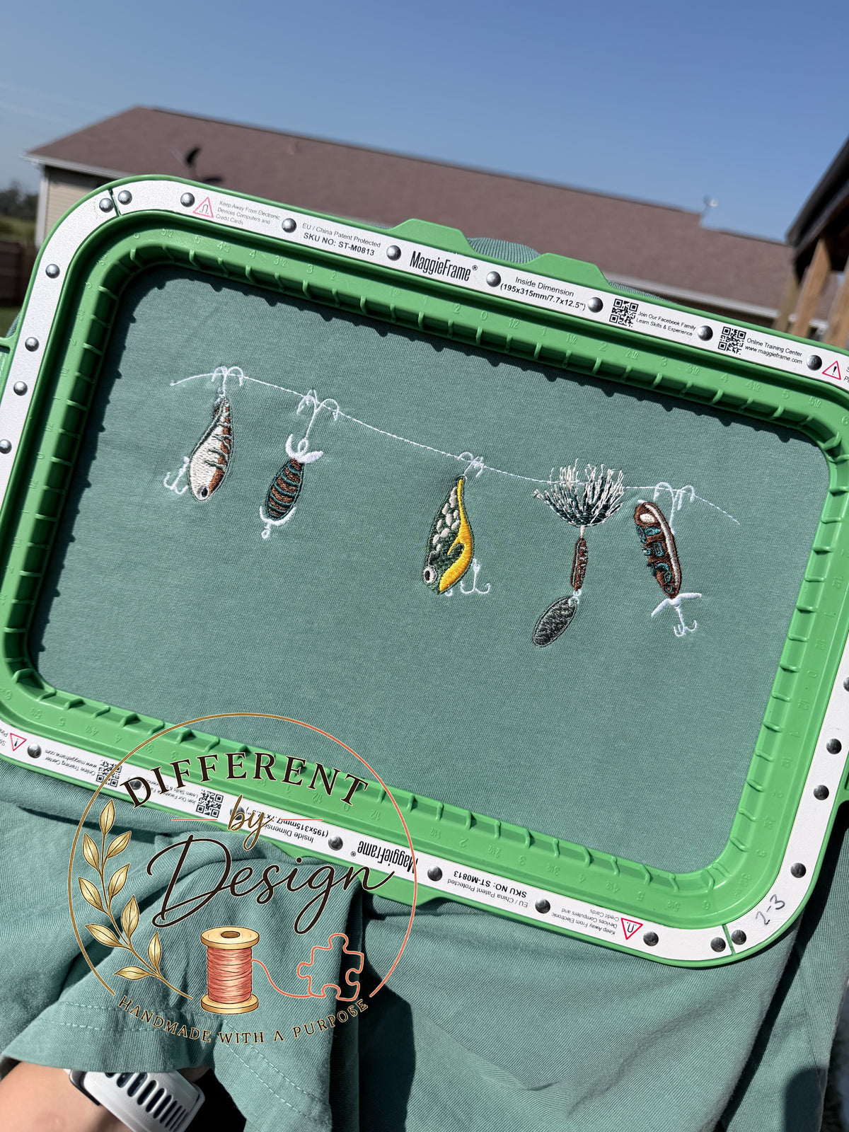 Fishing Lures Embroidery