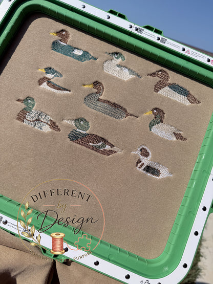 Duck Decoy Needlepoint Embroidery