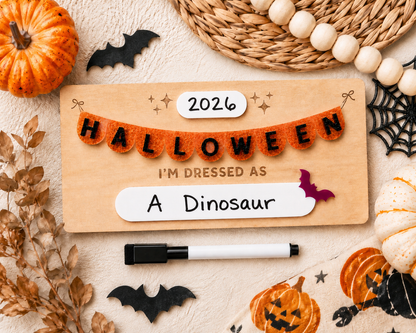 Halloween Reuseable Sign