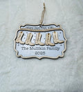 Boot Family Ornament - 2-6 Family Members - Dogs can be included!