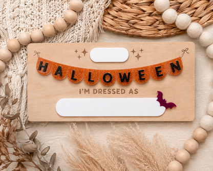 Halloween Reuseable Sign